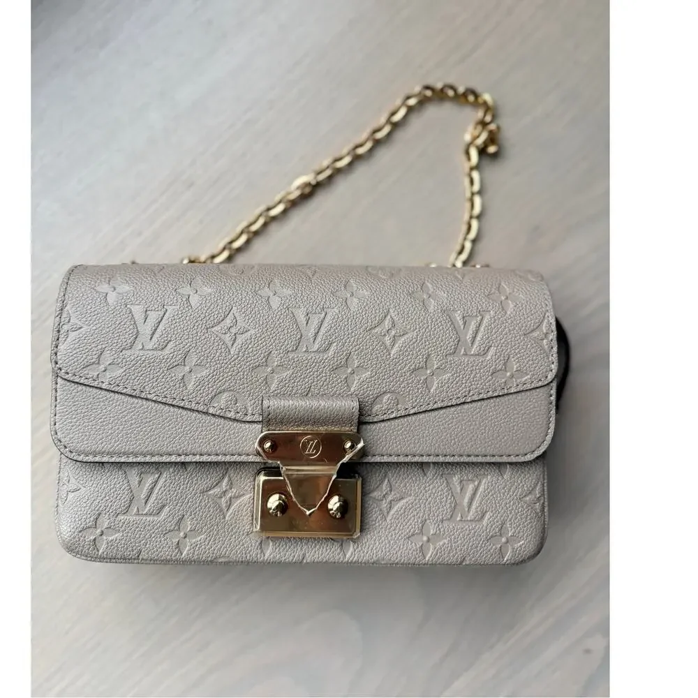 NEW Louis Vuitton M46199 Marceau Handbag in Turtledove